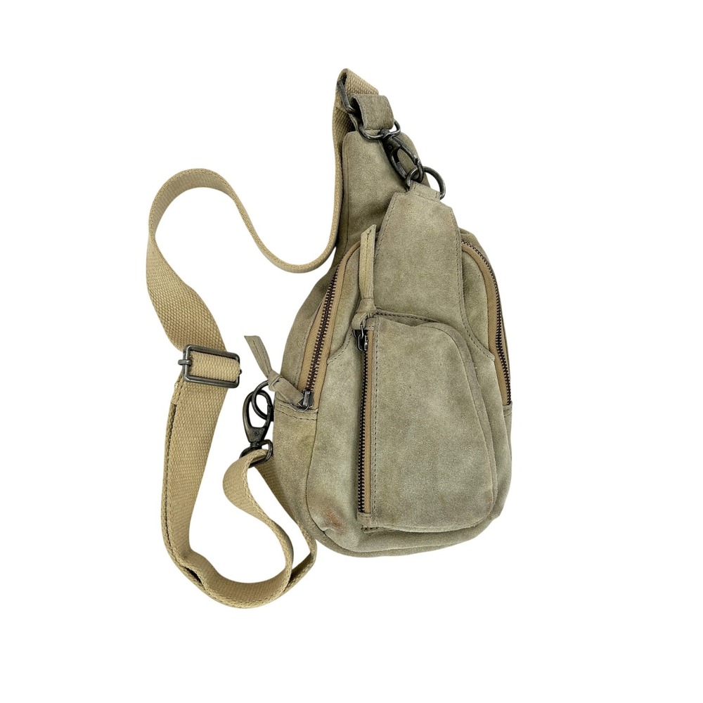Free People Suede Crossbody Sling Bag